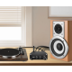 Підсилювач двоканальний Hi-Fi AUDIO 100x2 Вт на базі TPA3116D2 - підтримка Bluetooth USB та пульта керування Колір Чорний